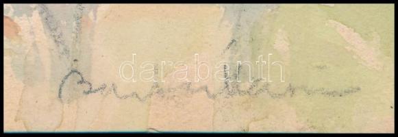 Barta Mária (1897-1969): 3 db akvarell, papír. Egyik jelzett, 29,5x21,5 és 24x33,5 cm közötti mérete...