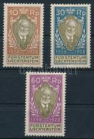 Liechtenstein 1928 Mi 82, 84-85 (**Mi EUR 315.-)