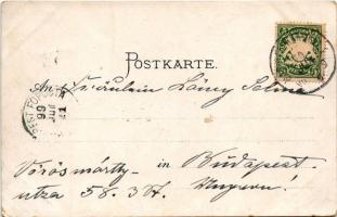 1899 Bad Reichenhall, Kurhaus Achselmannstein, Bismarck Denkmal. Moch &amp; Stern (München) / vi...