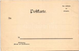 Braunschweig, Totalansicht. Heraldische Postkarte No. 5. F. Astholz / view, coat of arms. Art Nouvea...