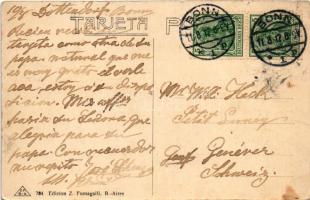 1912 Republica Argentina, Rancho. Edicion Z. Fumagalli / folklore (EK)