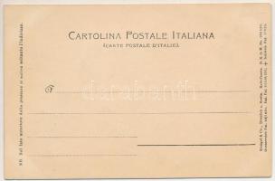 Napoli, Naples; Strada Santa Lucia. Stengel &amp; Co. 11142. / street, market. Emb