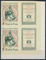 1990 400 éves a Károli Biblia vágott ívsarki szelvényes négyestömb