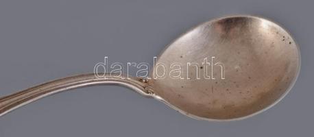 6 darabos ezüst (Ag) kanál szett, jelzett, sterling, 132g