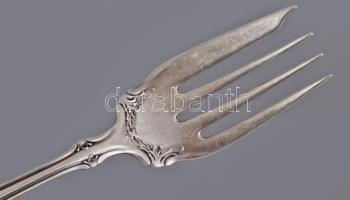 6 darabos ezüst (Ag) kanál szett, jelzett, sterling, 148g