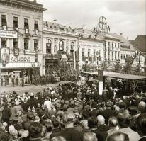 1940 Kolozsvár (Cluj), a magyar csapatok bevonulásának ünnepsége, 9 db eredeti negatív, a felvételek...