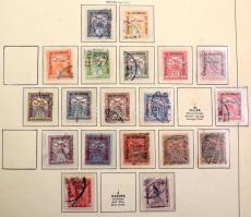 Magyar gyűjtemény maradvány 1874-1944 + portók 1903-1985 Schaubek előnyomott albumban, benne teljes ...