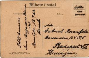 1922 Estrada de Ferro do Paraná, Ponte Sao Joao. J. Cardose / bridge. TCV card (worn corners)