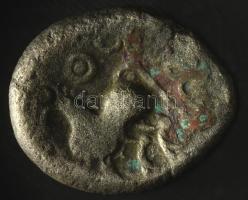 Keleti Kelták Kr.e. 3-2. század k. / öntött, ezüstözött bronz Tetradrachma imitáció (Fourrée) (10,78...