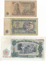 Bulgária 1951. 25L + 1962. 2L + 1974. 1L T:F-VG
Bulgaria 1951. 25 Leva + 1962. 2 Leva + 1974. 1 Lev...