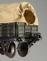 Marklin 0-ás méretű teherszállító kocsi, h: 13 cm