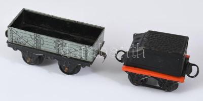 2 darab retro német szénszállító, h: 9-12 cm