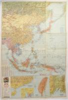 Esso War Map - The Pacific Theater / Japán és a csendes-óceáni hadszíntér, II. világháborús térkép, ...