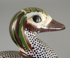 Kerámia kacsa figura, 19x15 cm