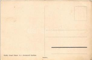 1932 Alcsút (Alcsútdoboz), Főhercegi kastély, udvar és kápolna. Király József kiadása (EK)
