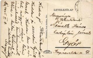 1935 Ács, Gróf Zichy kastély. Winternitz Jenő kiadása (szakadás / tear)