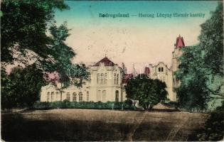 1919 Bodrogolaszi, Bodrog-Olaszi; Herceg Lónyay Elemér kastély. Fogyasztási szövetkezet kiadása (fa)