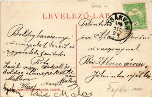 1909 Csákvár, Vadász kapu, Kápolna. Göbölös János fényképész kiadása (EK)