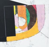 Konok Tamás (1930-2020): Cím nélkül, 1969 körül. Kollázs, papír. Jelzés nélkül. Molnár Ani Galéria e...