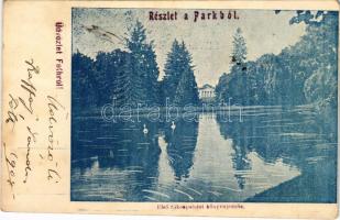 1904 Fót, Gróf Károlyi kastély és parkja. Első rákospalotai könyvnyomda kiadása (EM)