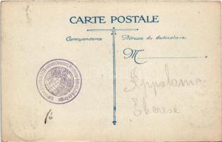 1922 French ladies with flags. TCV card (EK)