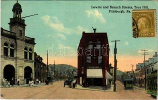 Pittsburgh (Pennsylvania), Lowrie and Branch Streets, Troy Hill, Truck Co., T. J. McGee, tram. I. Ro...