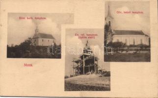 Mocs with Protestant church during construction