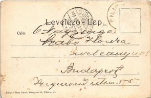 1905 Pilisszántó, Pilis-Szántó; Fő utca, templom. Stern Jakab kiadása (EK)