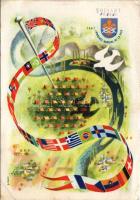 1947 Jamboree mondial de la paix / 6. Cserkész Világdzsembori, a "Béke dzsemborija" / 6th ...