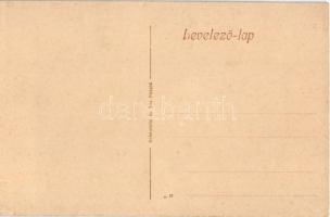 Szárazd, Gőzmalom, Tó részlet, úr és hölgy gramofonnal a tó partján. Schemnitz és Társa kiadása (fel...