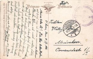 U29, "Der Siegespreis". Wohlgemuth &amp; Lissner No. 1052. / WWI German military art p...