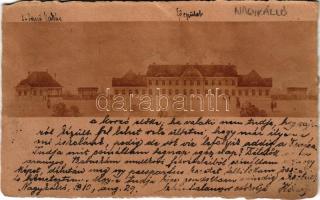 1910 Nagykálló, iskola terve, főépület. photo (EK)