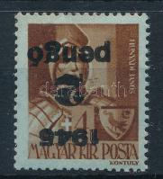 1945 Kisegítő 2P/4f fordított felülnyomással (betapadás) / Mi 803 with inverted overprint (gum distu...