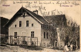 1928 Diósjenő, Főerdész lak. Sámuel Samu kiadása (fa)