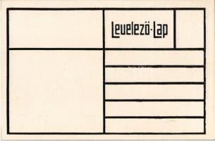 Budapest V. Szent István Bazilika. Wiener Werkstätte stílusú magyar szecessziós litho művészlap. Art...