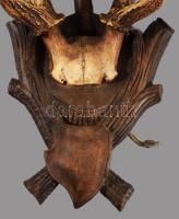 1896 feltehetően Bársony István (1855-1928) vadászíró tulajdonából származó trófeakereszt, Szent Hub...