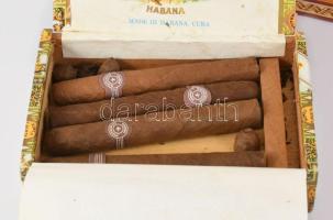 12 darab fa szivaros doboz, 2 darabban tartalommal