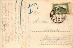 1923 Balatonaliga (Balatonvilágos), fürdőtelepre vezető út + "132. sz. CSILLÉRY-MOVE CSERKÉSZCS...