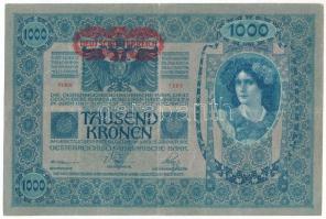 1902. 1000K vízszintes, piros "DEUTSCHÖSTERREICH" felülbélyegzéssel, "1262 09386&quot...