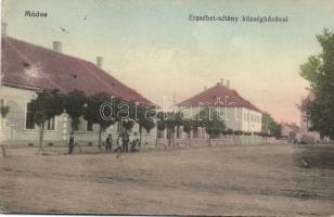 Módos Erzsébet alley with Town hall (EK)