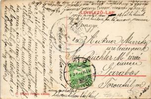 1913 Budapest XIV. Zugló, Komócsy utca. Szecsey Ferenc kiadása (EB)