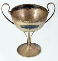 Sheffield angol talpas kínáló, jelzett, kopással, m: 24 cm