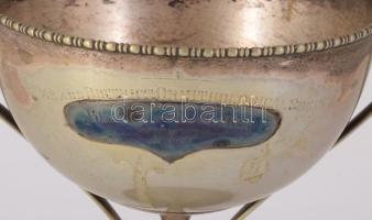 Sheffield angol talpas kínáló, jelzett, kopással, m: 24 cm