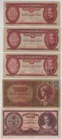 1930. 100P + 1945. 10.000P + 1946. 100.000.000P (3x) + 1946. 1.000.000.000P + 1984. 100Ft (3x) T:F,V...