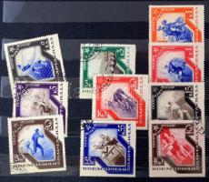 Szovjetunió gyűjtemény katalógussorrendben az 1925-1947 közötti időszakból 16 fekete lapos, 7 soros ...