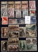 Szovjetunió gyűjtemény katalógussorrendben az 1925-1947 közötti időszakból 16 fekete lapos, 7 soros ...