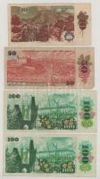 Csehszlovákia 1961. 100K (4x: "P" és "X") + 1986. 10K + 1987. 50K szlovák bélyeg...