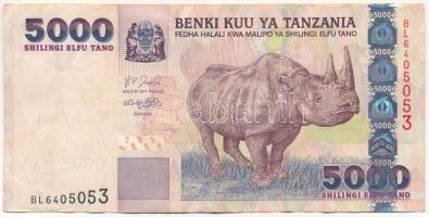 Tanzánia 2003-2008 (DN) 5000Sh "BL6405053" T:F Tanzania 2003-2008 (DN) 5000 Shillings "BL6405053" C:F Krause P#38