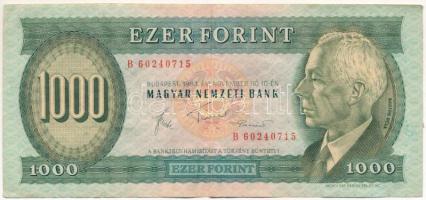 1983. november 10. 1000Ft "B 60240715" T:F erős papír Adamo F45