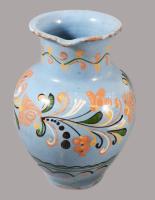 Hódmezővásárhelyi kancsó, mázhibákkal, m: 22 cm